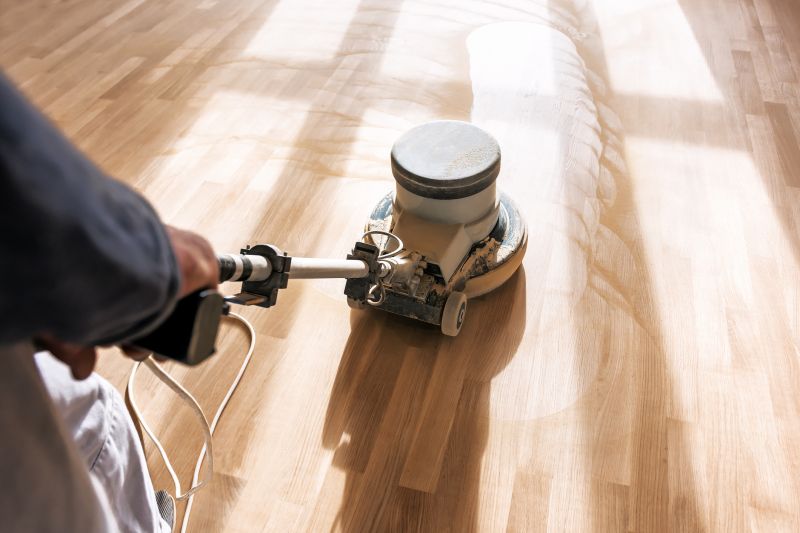 Local Commercial Floor Buffing pros at work